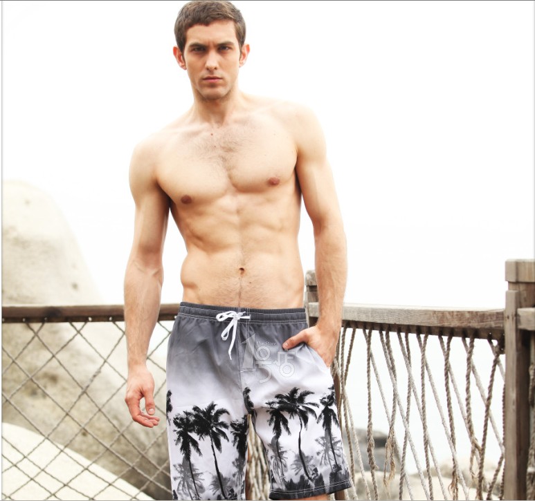 Gray_Coconut_Images_On_Quick_Dry_Men__s_Beach_Shorts_2.jpg