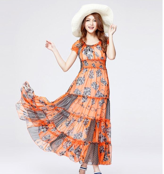 Orange_Chiffon_With_Sleeves_Beach_Dresses_2.jpg