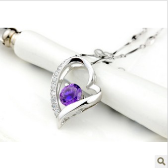 Purple_Diamond_Heart_Shape_Office_Lady_Accessories_3.jpg