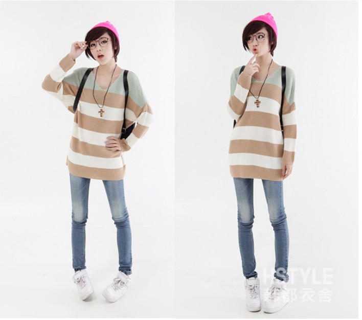 White_Black_Loose_Long_Style_V_neck_Women__s_Tank_Tops_2.jpg