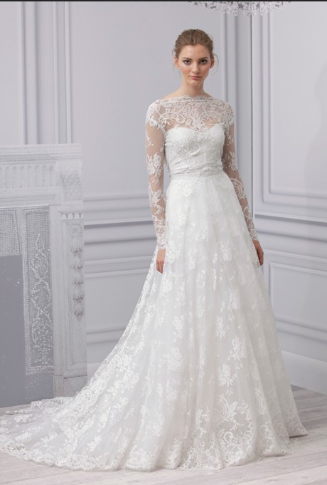 White_Long_Sleeves_Layered_Court_Train_A_line_Wedding_Dresses_1.jpg