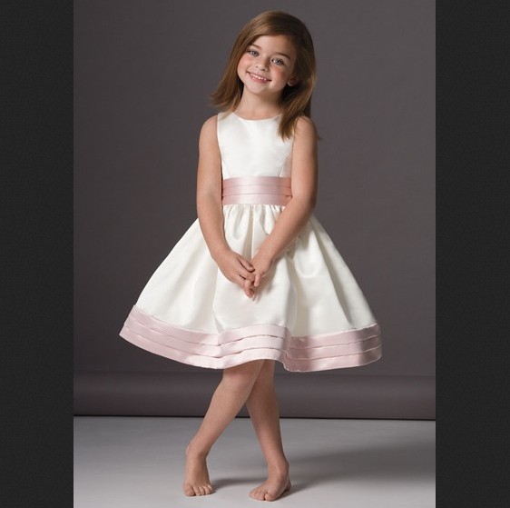 White_Pink_Knee_Length_With_Sash_Flower_Girl_Dresses_1.jpg
