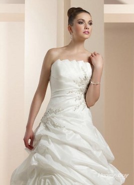 White_Strapless_Taffeta_Beading_Asymmetrical_Wedding_Dresses_2.jpg