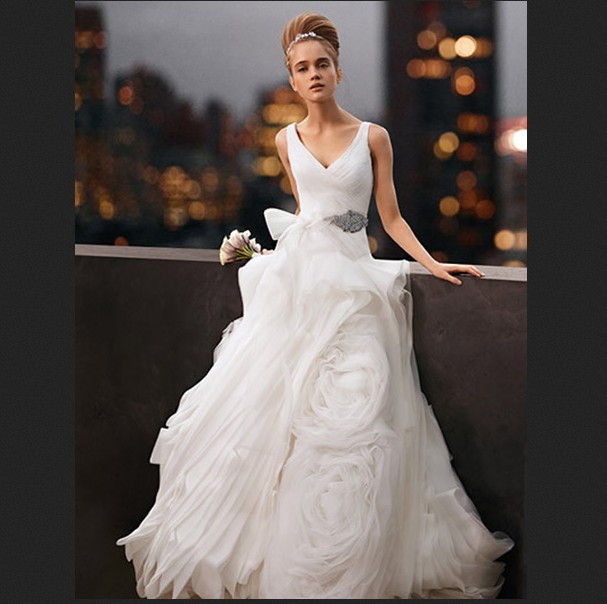 White_V_neck_Flowers_Full_Length_Princess_Wedding_Dresses_1.jpg